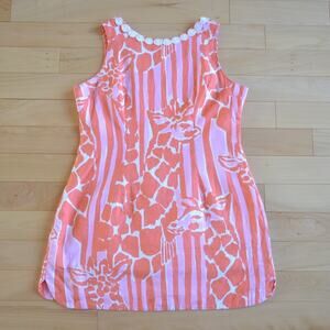 Lilly Pulitzer x Target Midi Giraffe Dress Scallop Back Size 18